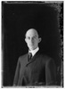  Wilbur Wright, age 38, head and shoulders, about 1905; one of the earliest published photographs of him. 
