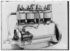  Magneto side of the Wright four-cylinder motor used in 1911 