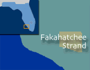 Map of Fakahatchee Strand State Preserve