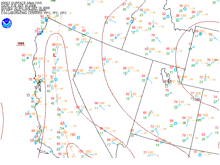 current analysis map