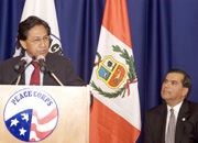 Presidential Legacy: President Toledo addresses Peace Corps staff
