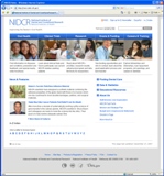 thumbnail image of new NIDCR homepage