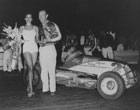 Racing trophy queens on display in Pomona