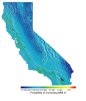 CA EQ Forecast map