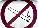 A No Smoking sign