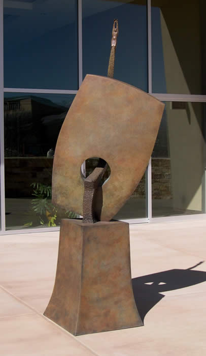 Birth of a Dream, 2003, John Boomer, Bronze, 96 x 36 x 28 inches, Gift of Keith and Frauke Roth, in memory of Voni and Charles Yerkes. 