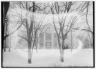  Front view of Hawthorn Hill in winter; Dayton, Ohio 