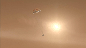 Parachuting to Mars