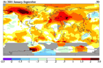 GLOBAL TEMPERATURE ANOMALIES FOR 2000 AND/OR FOR 2001