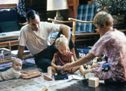 The Duncan family in Thailand in 1966.