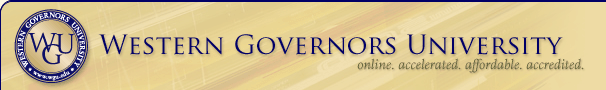 Western Governors University header image