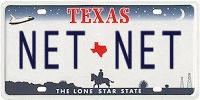 Texas NETnet License Plate