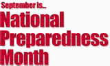 September is National Preparedness Month