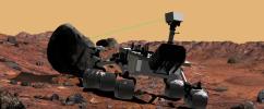 Mars Science Laboratory Using Laser Instrument, Artist's Concept