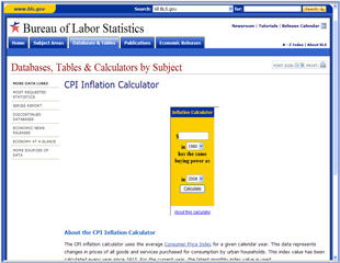 Inflation Calculator Tutorial