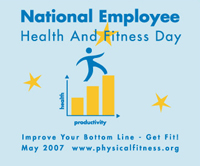 National Employee Health and Fitness Day 2007 Graphic