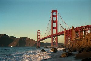 Golden Gate bridge in San Francisco