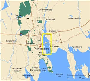 New Bedford Regional Map
