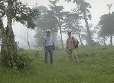 Tom Sever and Payson Sheets on a prehistoric footpath