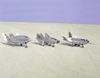 Lifting bodies on lakebed
