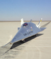 X-24B on lakebed