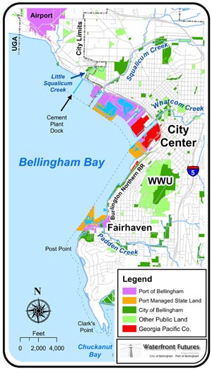 Bellingham Port Specific Site Map