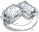 Image of a sandwich on a plate