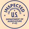 USDA mark of inspection.