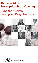 Cover of AARP's publication 'Using the Medicare Prescription Drug Plan Finder'