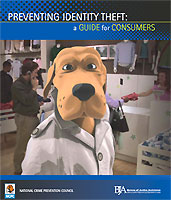 Cover of the publication 'Preventing Identity Theft: A Guide For Consumers'