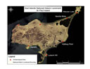 Historic Landmark boundaries and archaeological sites are overlaid on satellite imagery of St. Paul Island.