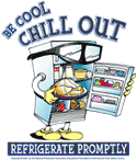 2001 logo - Cartoon of a refrigerator.