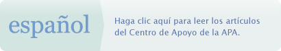 los articulos de APA Help Center en español