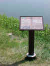Kiosk at the Ft. Benton, Montana streamflow gage. Click picture to view larger image.
