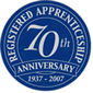 National Registered Apprenticeship System 70th anniversary seal