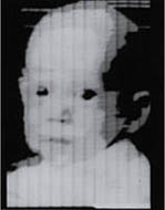 first digital image made on a computer from 1957, shows Kirsch's baby son.