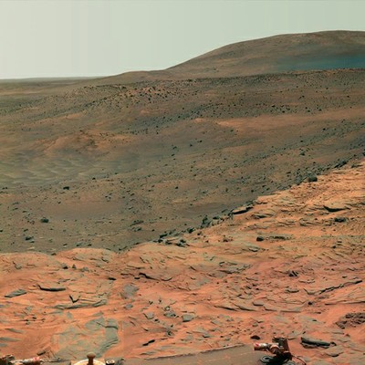 Mars Exploration Rover - view from Spirit