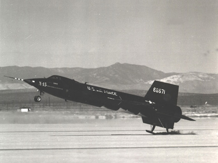 X-15 with SLR99 rocket engine