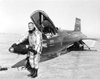 Pilot Neil Armstrong and X-15#1