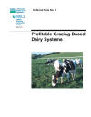 Cover of Tech Note: Profitable Grazing-based Dairy Systems
