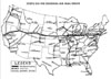 Original air mail route map
