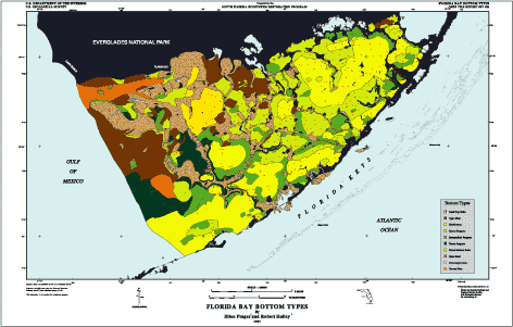 Florida Bay bottom type map