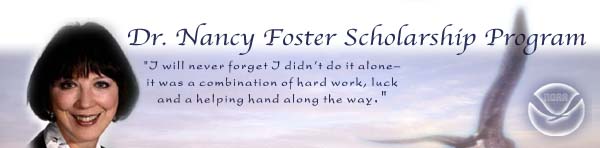 Go To Home Page for Dr. Nancy Foster Scholarship Program