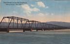 Steel bridge across Rio Grande, 1913 