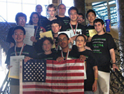 Photo of the U.S. team at 2008 International Linguistics Olympiad.