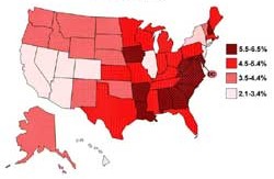 Click here for Prevalence Data of Parent-Reported Medication Treatment for ADHD, 2003