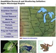 Amphibian Research and Monitoring Initiative web site