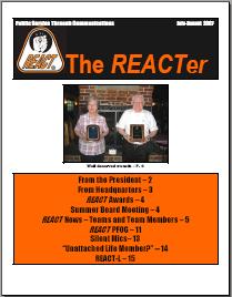 REACT 2007 Jan-Feb Cover Image