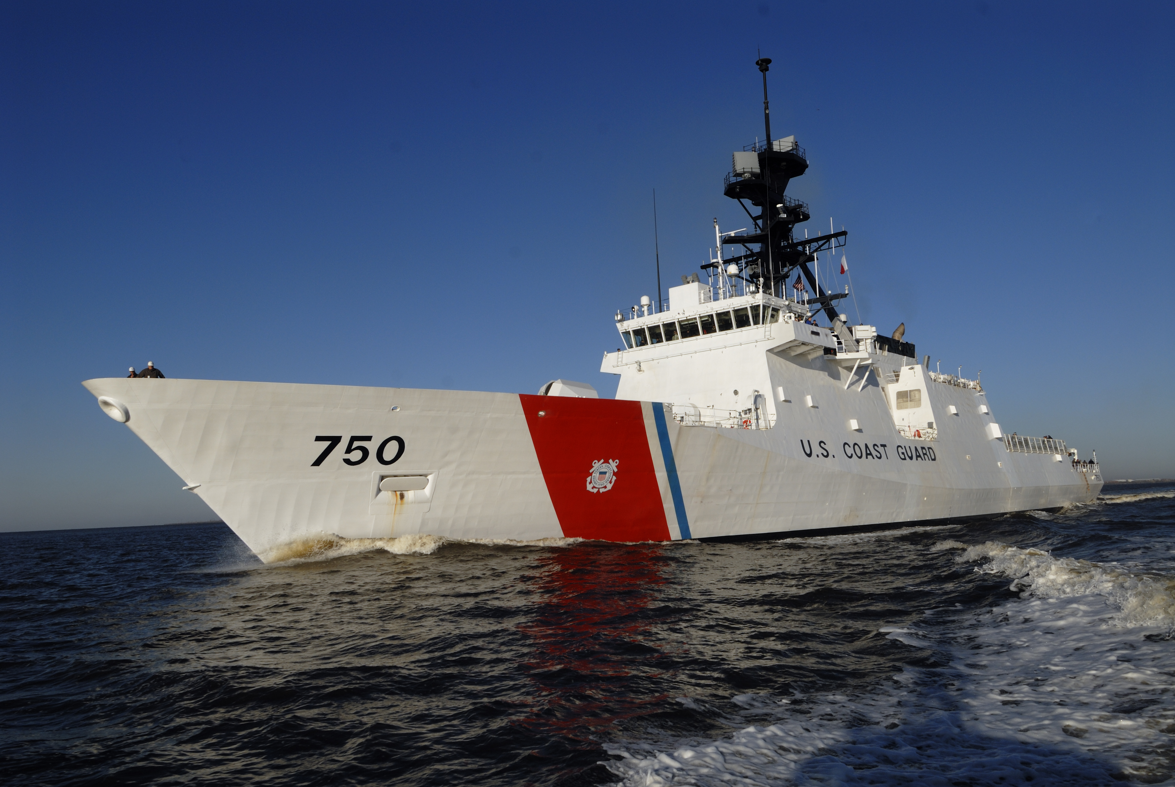 National Security Cutter Bertholf underway