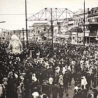 Photo of Mardi Gras scenery, New Orleans, Louisiana, 1910